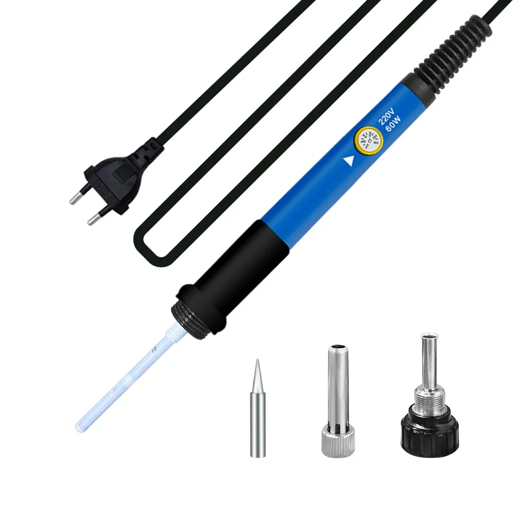 60W Soldering Iron Adjustable Temperature Electric Solder Iron Rework Station Mini Handle Heat Pencil Welding Repair Tools image 4