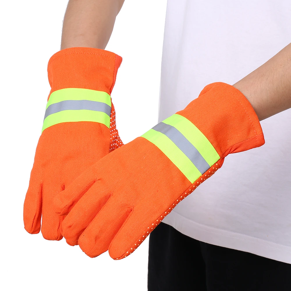 

075 Heat Resistant Gloves Firefighter Gloves Anti-static Insulated Heat Resistant