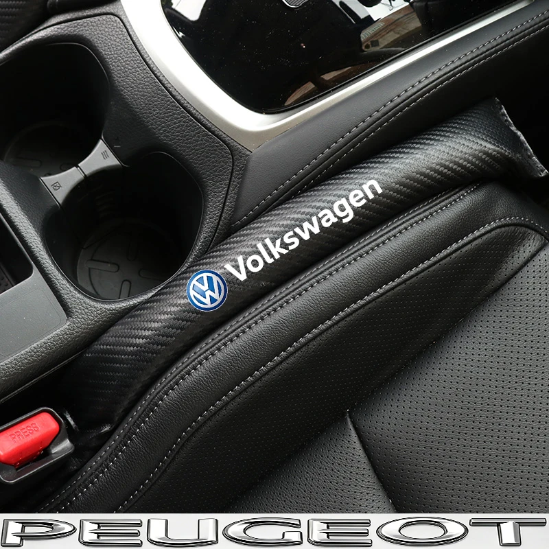 2 Stück Leder-Autositz-Lückenfüller-Streifen für VW Golf Tiguan T-Roc Polo Passat ID.4 T-Cross ID.3 Taigo ID.7 Atlas Beetle – Detail 3