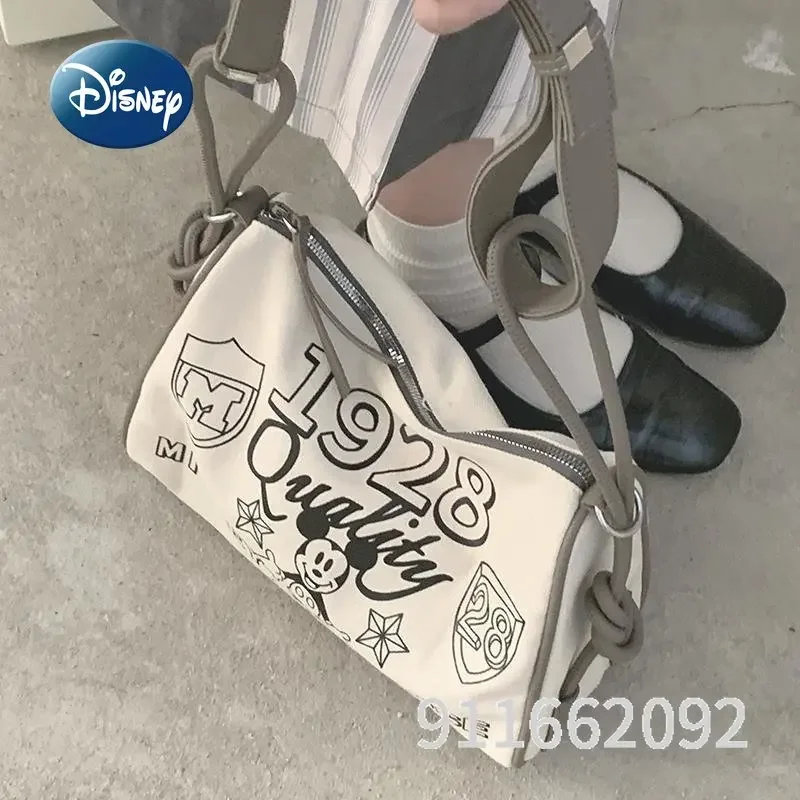 Disney Mickey New Women's Shoulder Bag Cartoon Cute Women's Shoulder Messenger Bag Fashion Trend Women's Bag High Quality