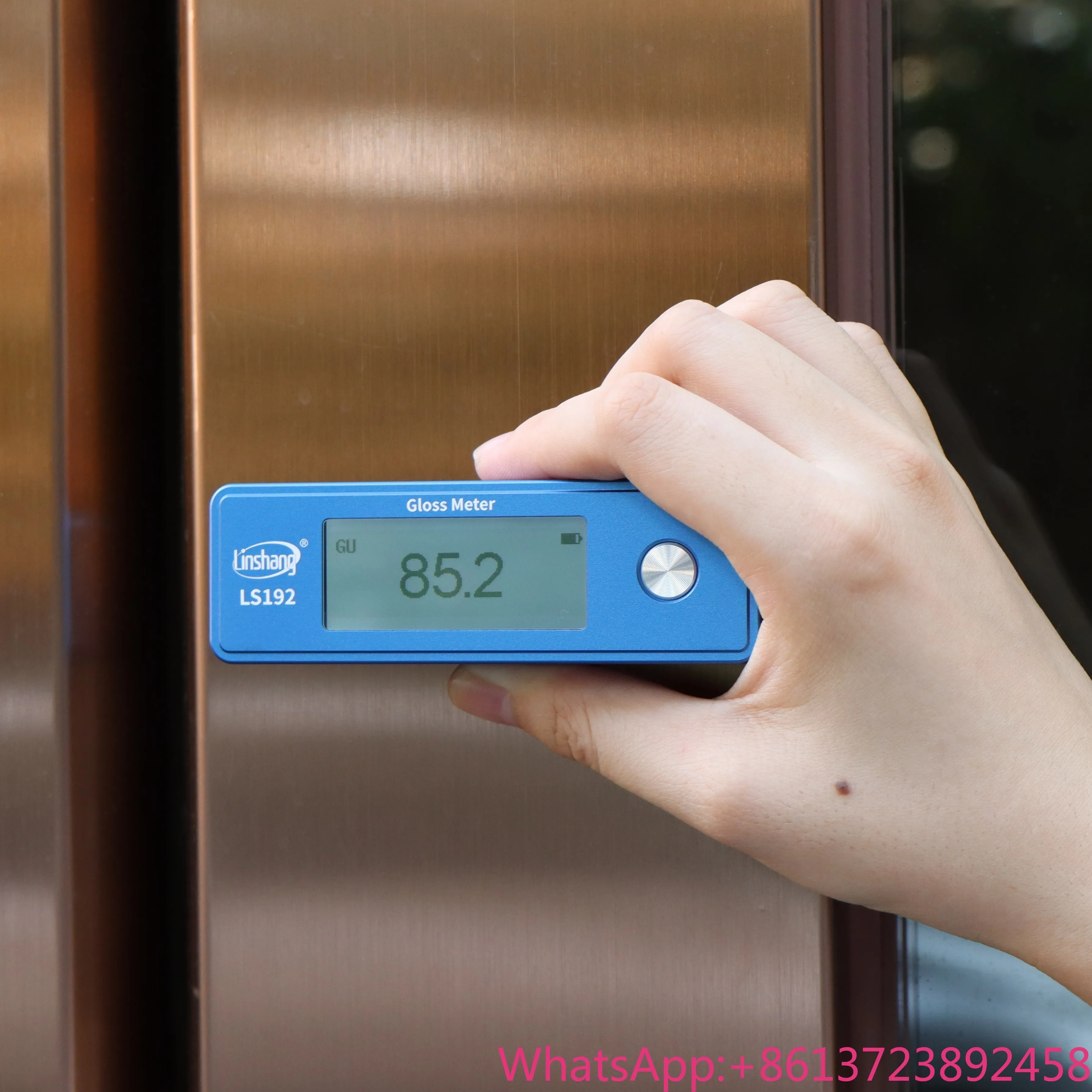 

LS192 Gloss Meter High Precision Large Range for Metal Plastic Stone Leather Wood Cloth Gloss Measurement with QC Function