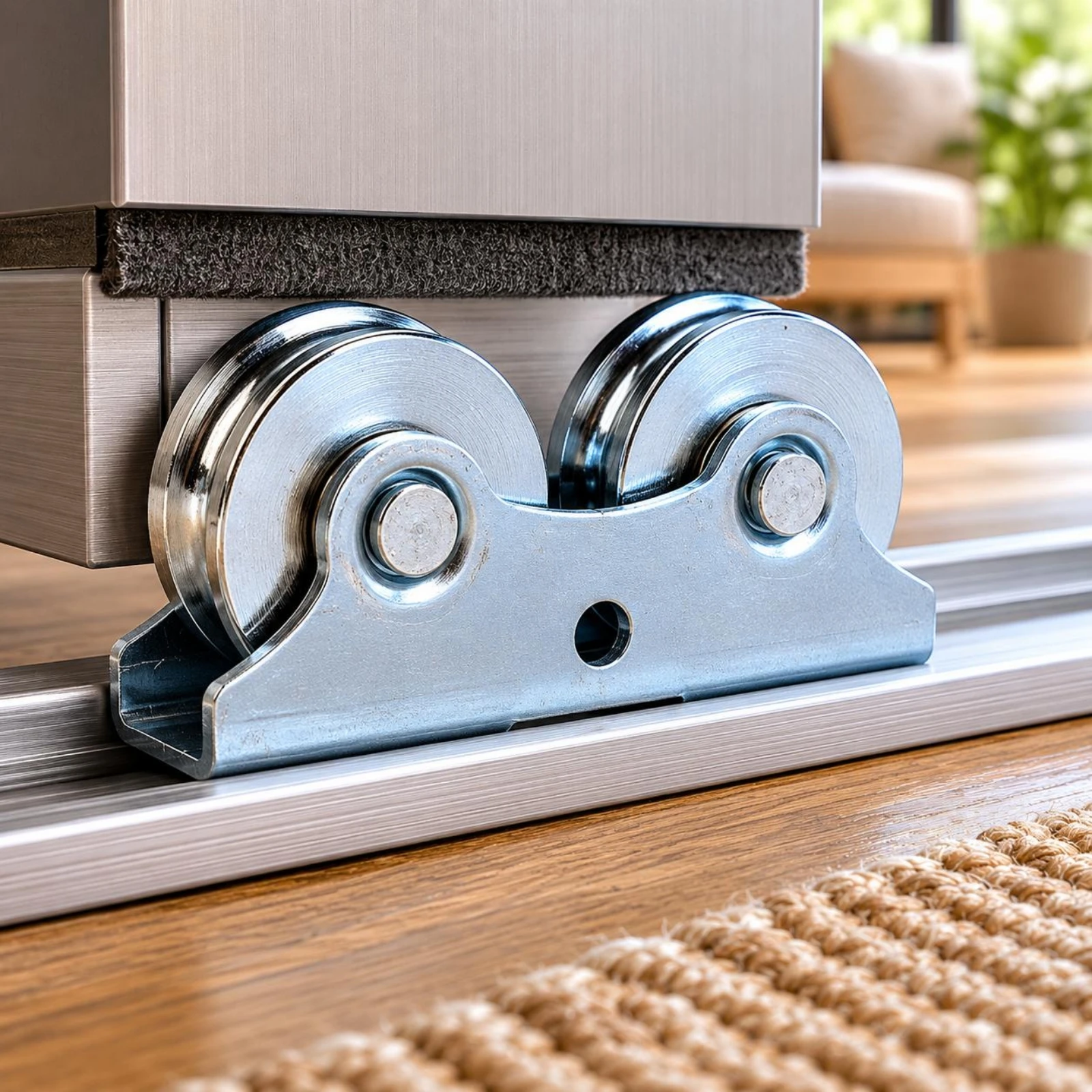 Sliding Door Roller Ball Bearing Window Track Roller Home Hardware Wear Resistant Universal Fit - view 3