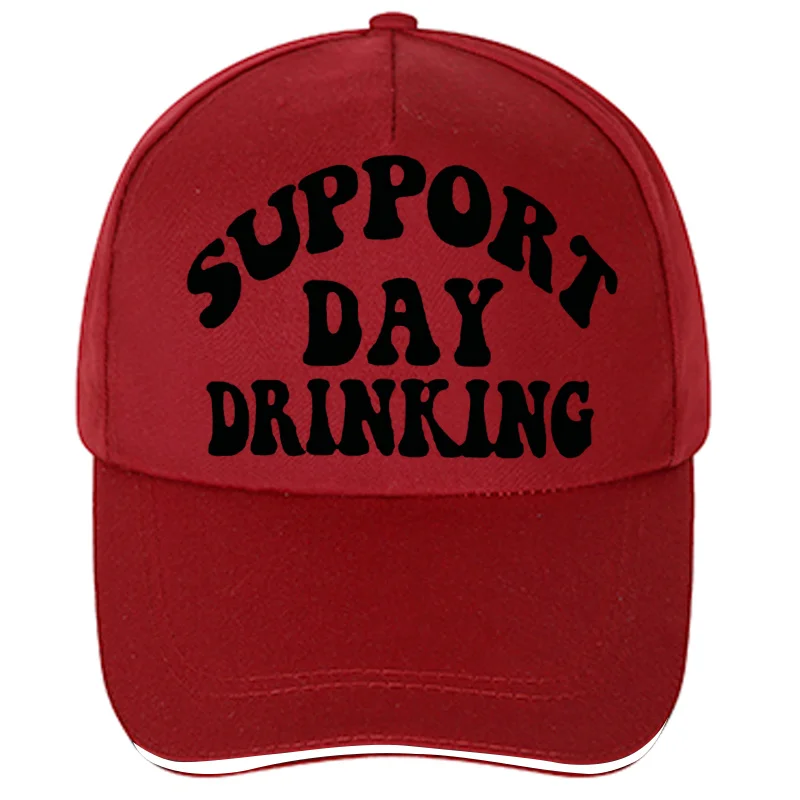 Support Day Drinking Trucker Hat  Baseball Cap Summer print Caps Hats Customizable Snapback Adjustable hat colors