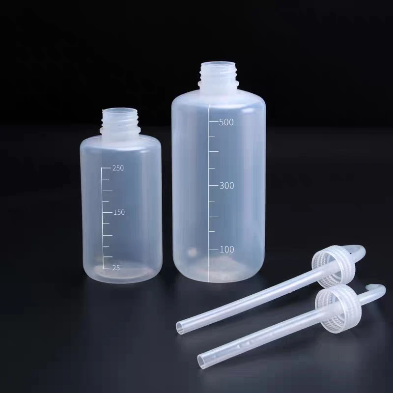 250/500ml Tattoo Washing Clean Squeeze Bottle Eyelash Extension Cleaning Laboratory Measuring Bottles Makeup Supplies