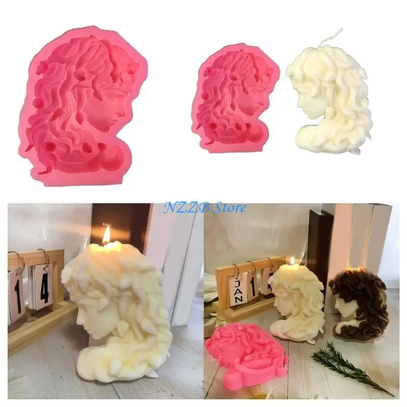 

T21F Dumeisha Statue Mold for DIY Gypsum Ornaments