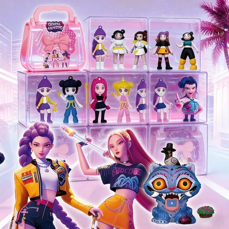 

KPOP Idol Girl Group Blind Box Keychain Cute Witch Theme Bag Pendant Portable Fashion Keyring