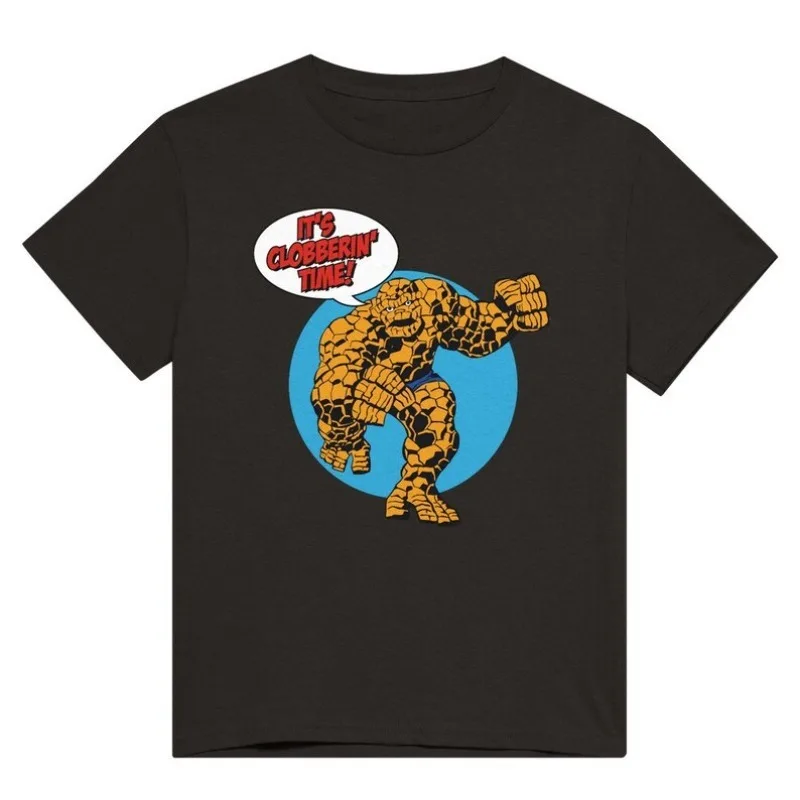 Sommerlicher Verkaufsschlager: T-Shirt mit Steinmann-Muster aus Baumwolle, Kurzarm, für Erwachsene und Kinder, Übergrößen, Modische Freizeitkleidung