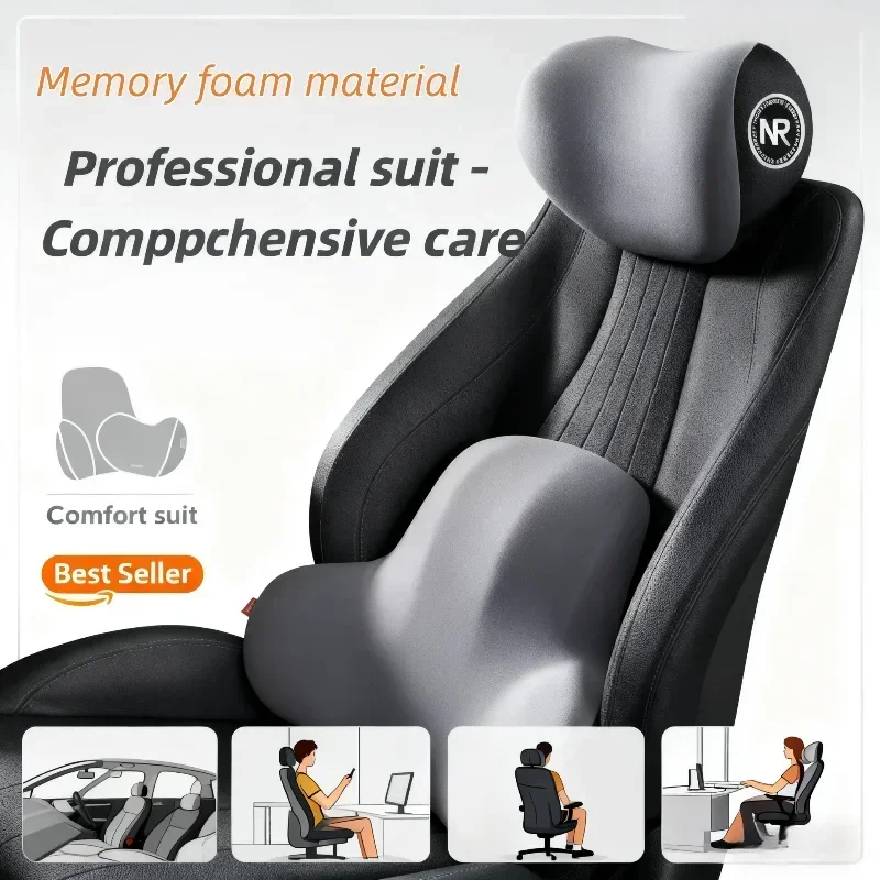 Car Headrest Pillow For Tesla Model 3 S X Y Juniper Neck Pillow Neck Support Protective Accessories Head Rest Travel Pillow