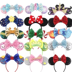 Cute New Mickey Mouse Ears Headband Kid Adult Festival Party Sequins 5