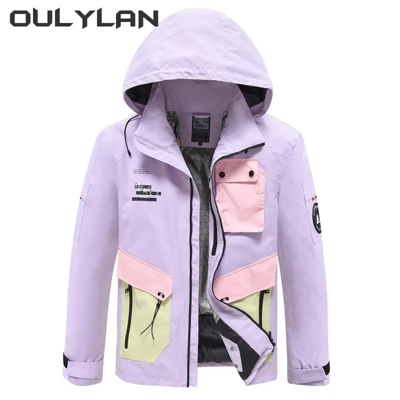 New Women Winter Ski Jacket Warm Outdoor Windproof Waterproof Hooded Thicken Snow Coat Windbreaker Outwear Hiking Clothing