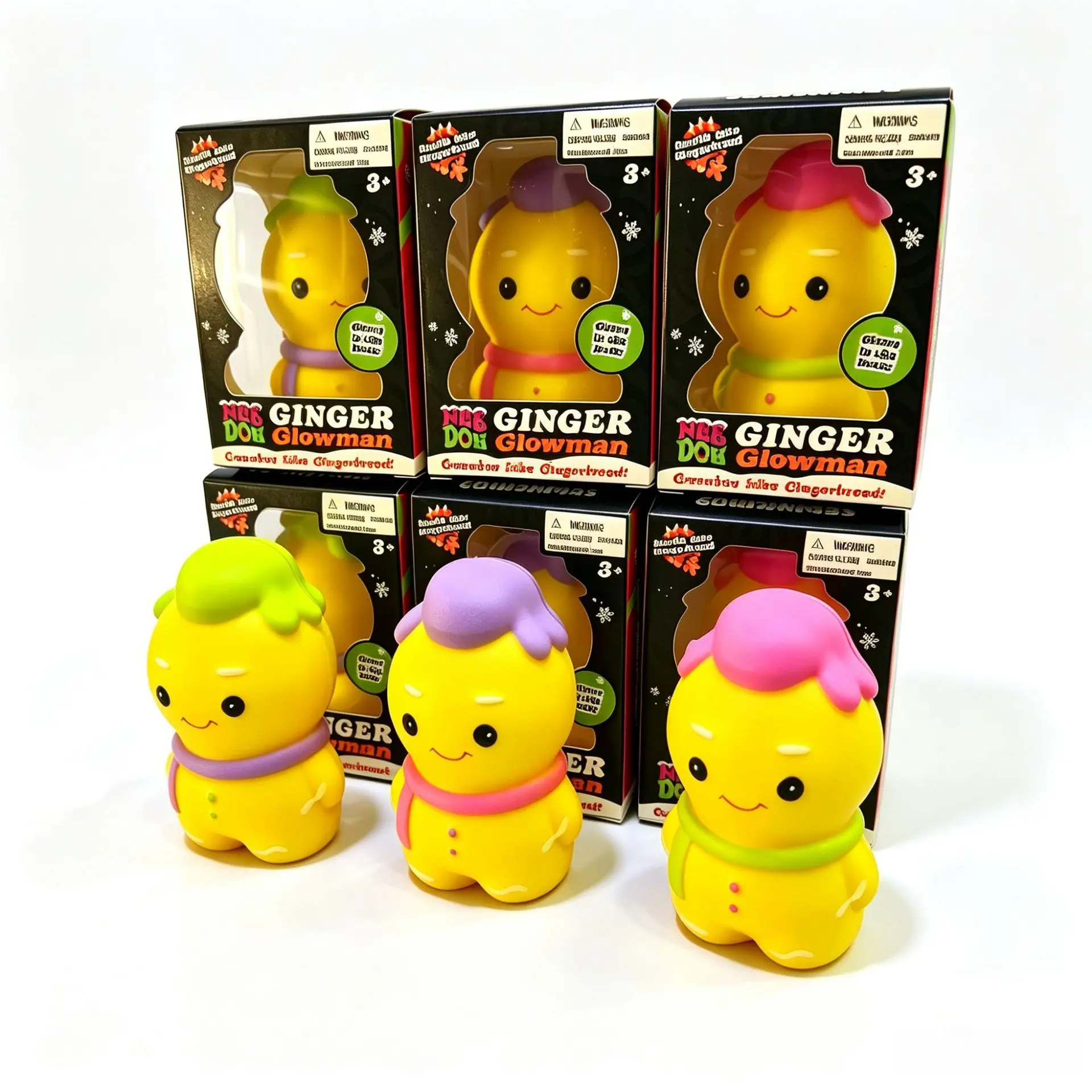 Generic  Squishy Toy Pu Slow Rebound Stress Relief Squeeze Toy Christmas Party Desktop Decor For Adults
