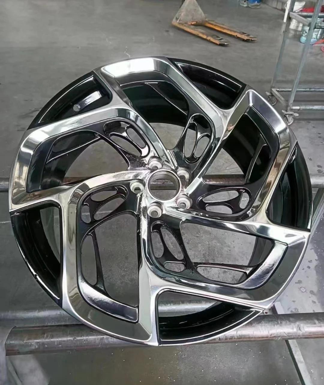 for Wholesale 5X108 5X120 Polish Custom Rims Forged Car Wheels 18 19 20 21 22Inch Wheel For tesla model 3 Zeekr Byd Lixiang ri