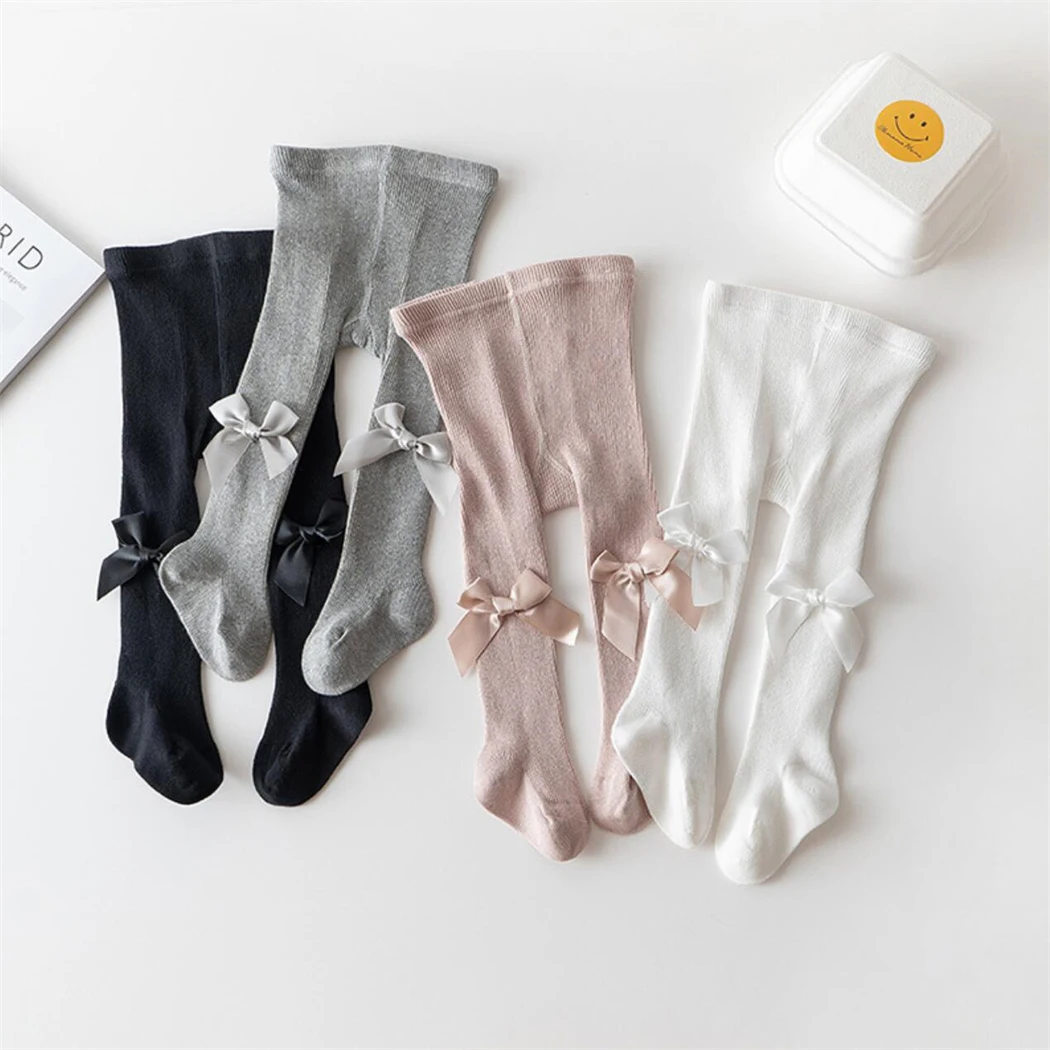 Süße Band Bowknot Strumpfhosen für Kleinkind Mädchen Strumpf Neugeborenen Baby Strumpfhosen Infant Kinder Legging Kinder Socken für Mädchen 0-3y