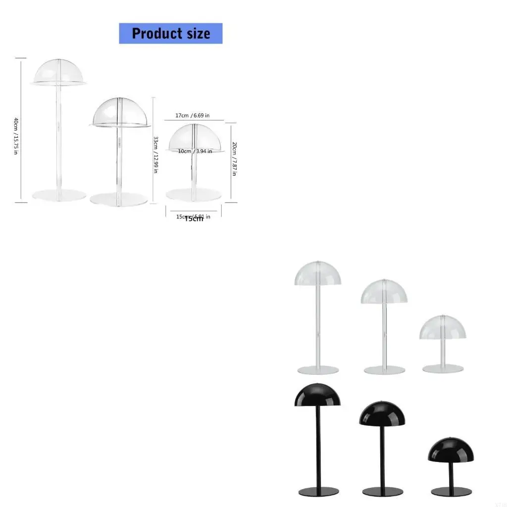 

Акриловая подставка для шляп Держатель для хранения коллекции шляп Акриловая вешалка для шляп Акриловая текстура для хранения и