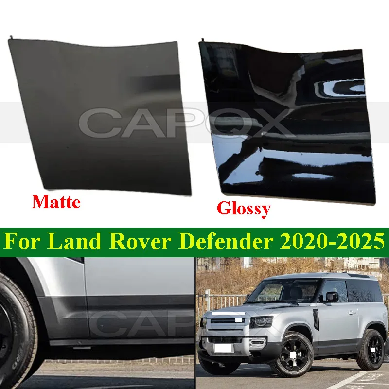 

CAPQX Exterior Front Fender Apron Corner Trim Cover For Land Rover Defender 90 110 2020-2025 Front Wheel Fender Leaf