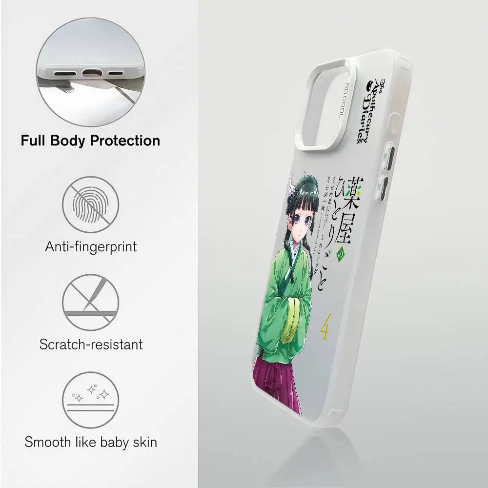 Maomao Jinshi Apothecary Diarie Phone Case for Samsung Galaxy S25 S23 S22 Note20 FE Ultra Edge Plus 5G Fall Matte Back Cover - náhled 3