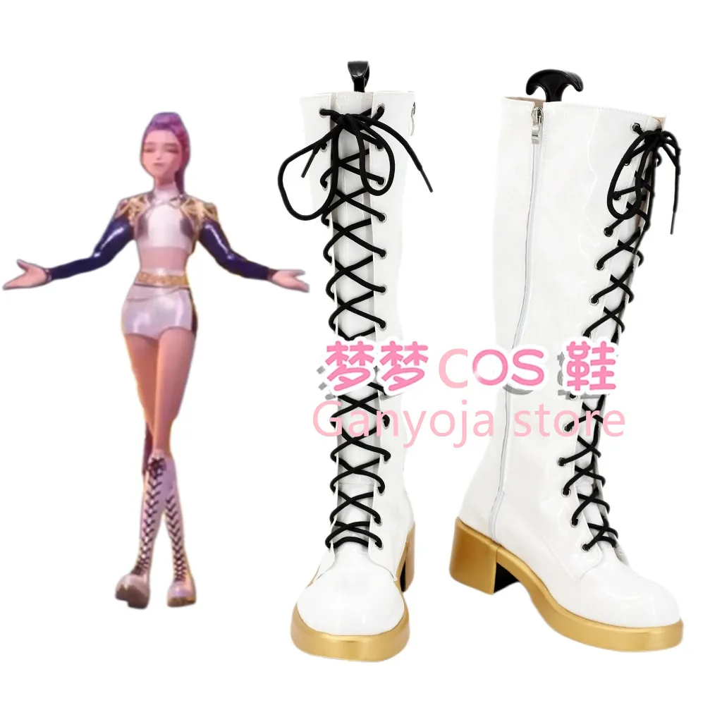 Anime Kostüm Stiefel KPop Dämon Jäger Rumi Mira Zoey Cosplay Schuhe Erwachsene Kinder Schuhe
