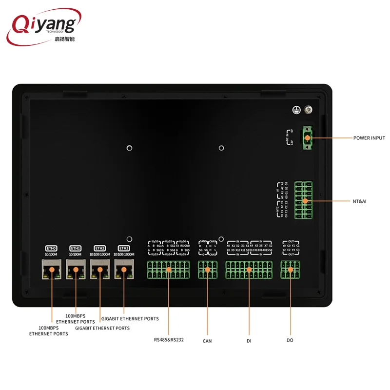 10.1 Inch Industrial-Grade Tablet IMX8MPlus Linux Ubuntu All-In-One Device EMS Management Tablet pc
