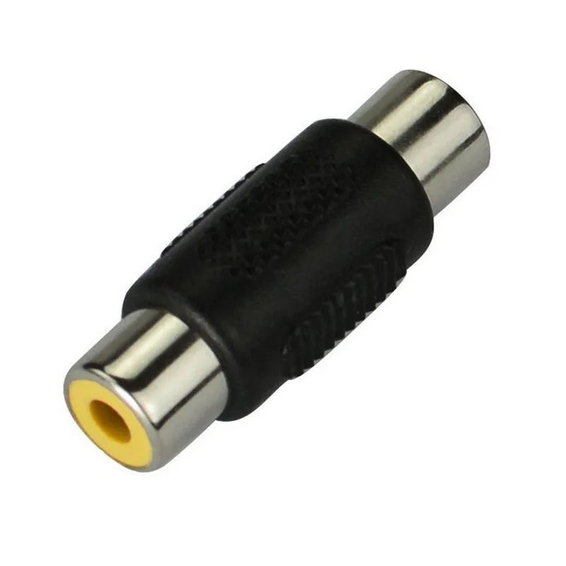 

1pcs Dual RCA Male to male female to female Audio Connector Adapter Plug video Coupler AV cable for CCTV camera