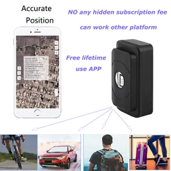 No Subscription Fee DAGPS Magnetic GPS Tracker locator Tk202 for Vehicle Car Kids Motorcycle Portable Real Time Tracking Device