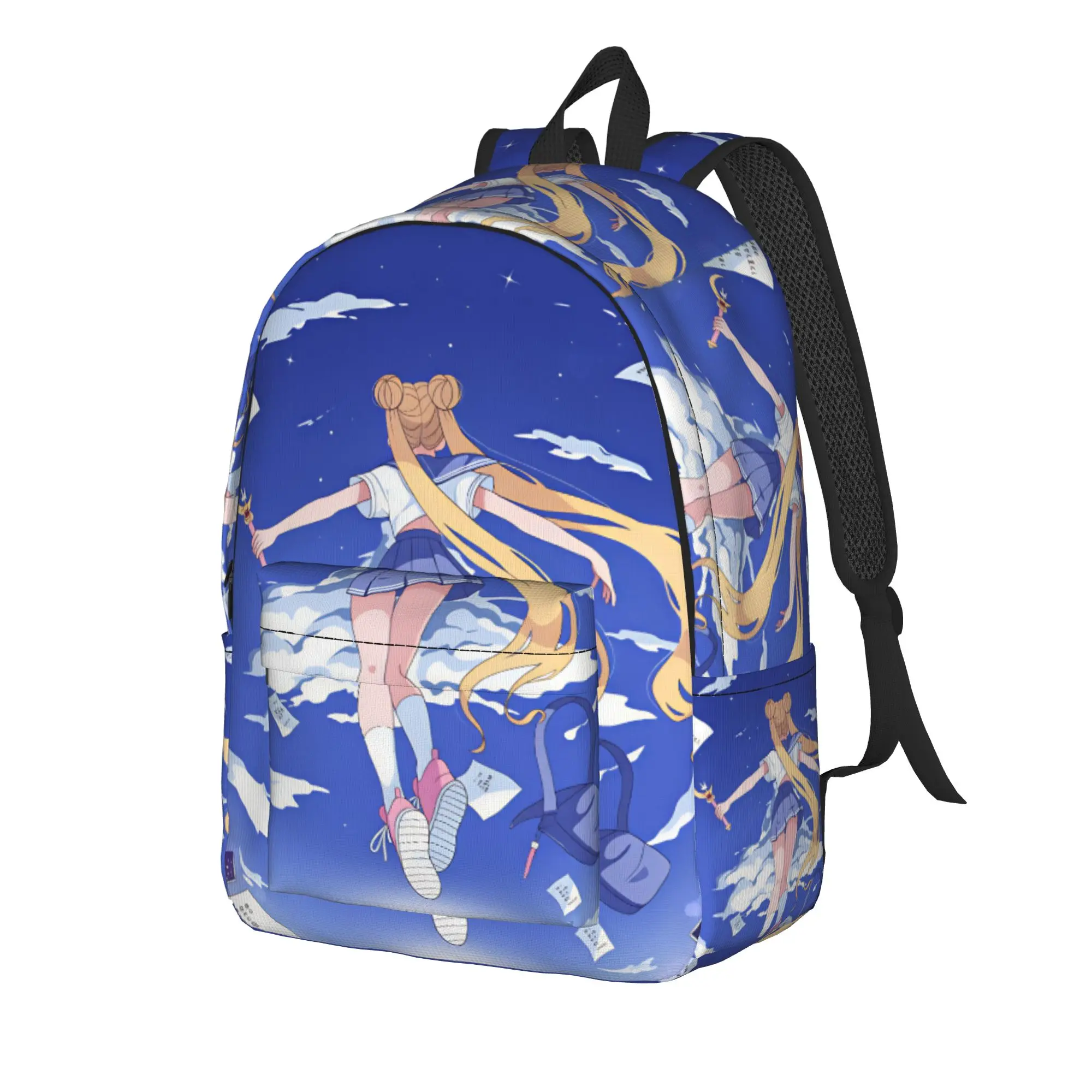 Sailors Moon Backpack Teen  Breathable Backpacks Polyester Fun High School Bags Outdoor Style Designer Rucksack