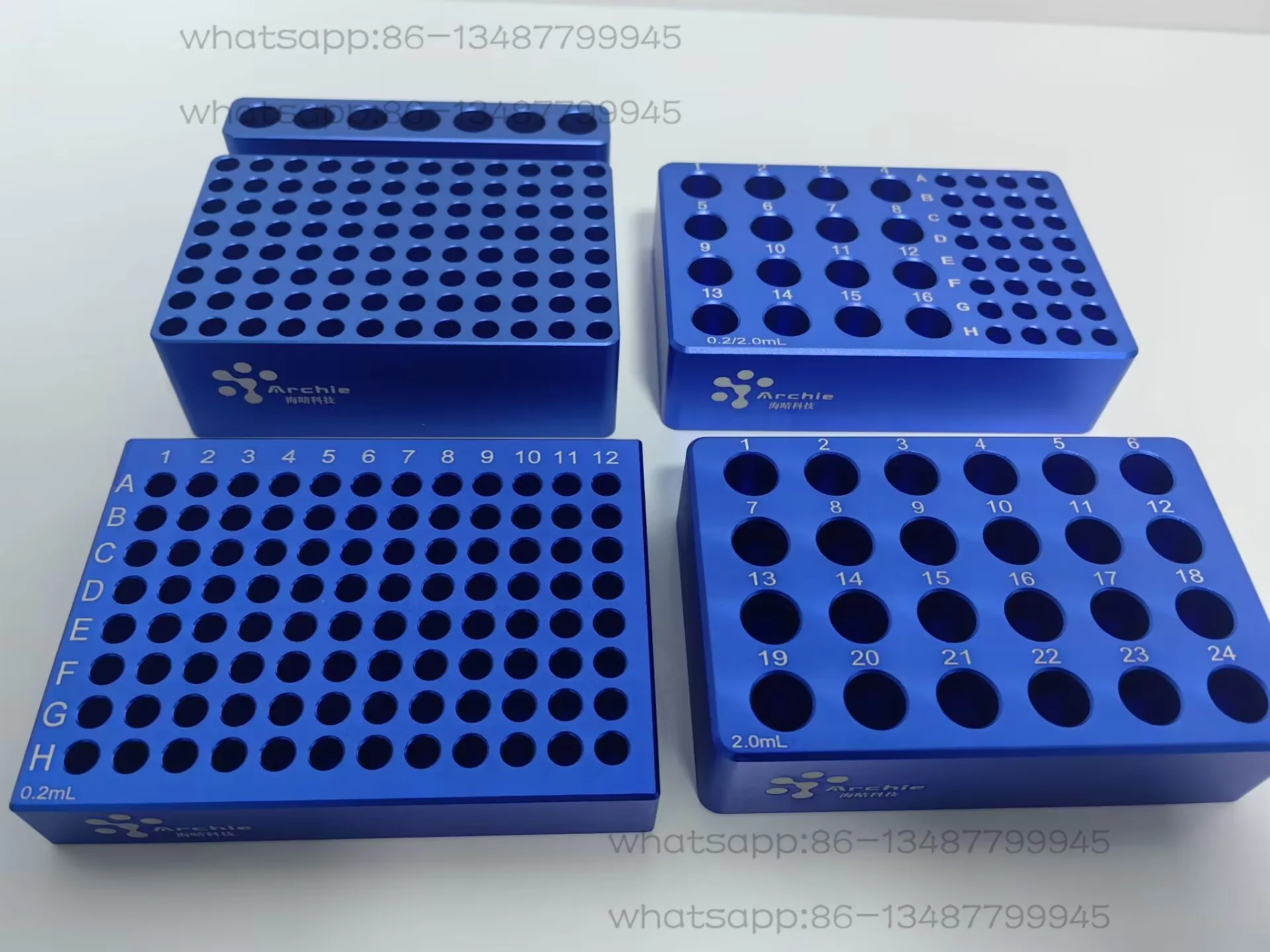 Low Temperature Liquid Preparation, Ice Box 0.2ml/2ml Multifunctional Mixed Pre Cooling Aluminum Module Freezing