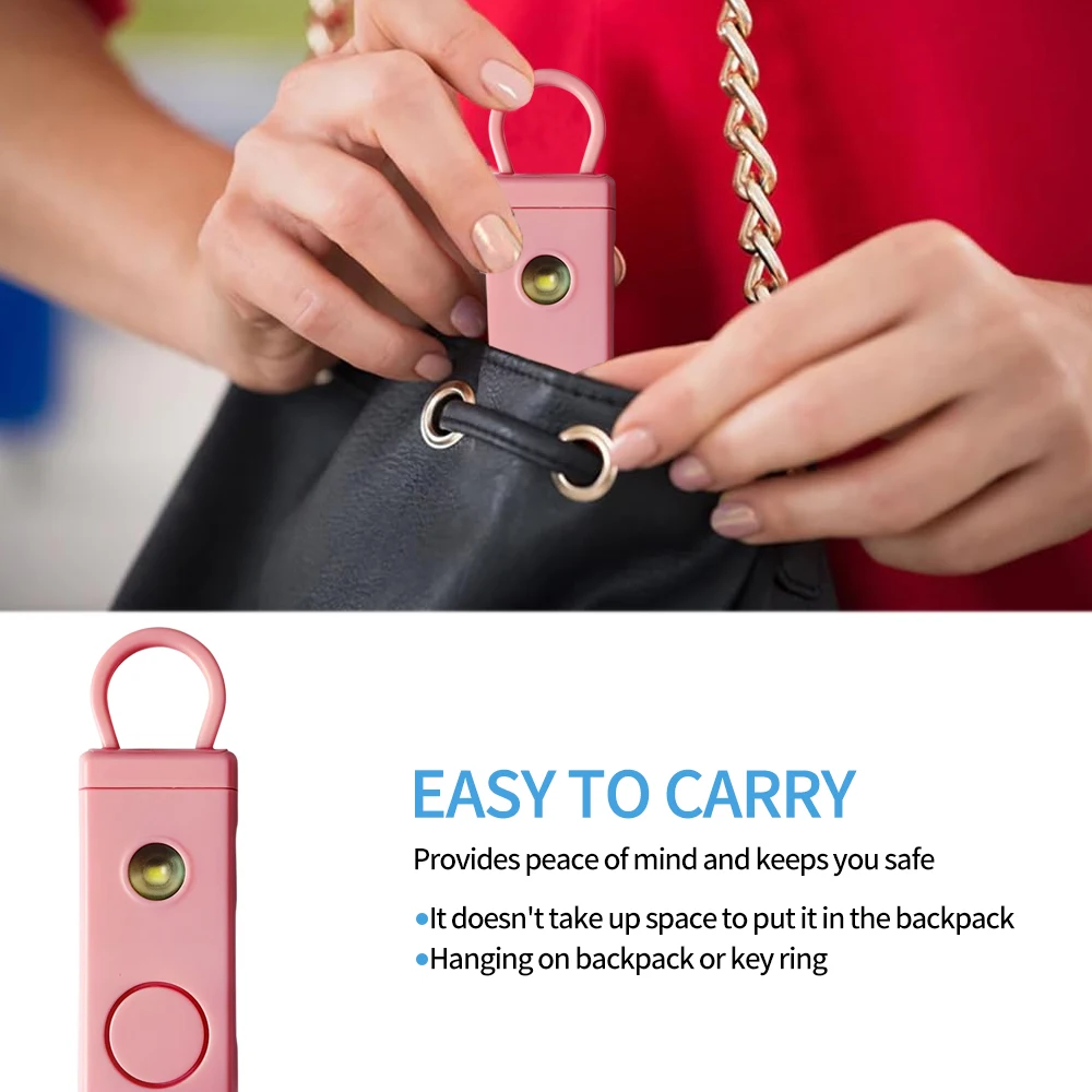 جديد للدفاع عن النفس إنذار 130dB مكافحة الذئب إنذار شخصي للفتيات الطفل النساء بصوت عال إنذار الذعر إنذار الطوارئ #2