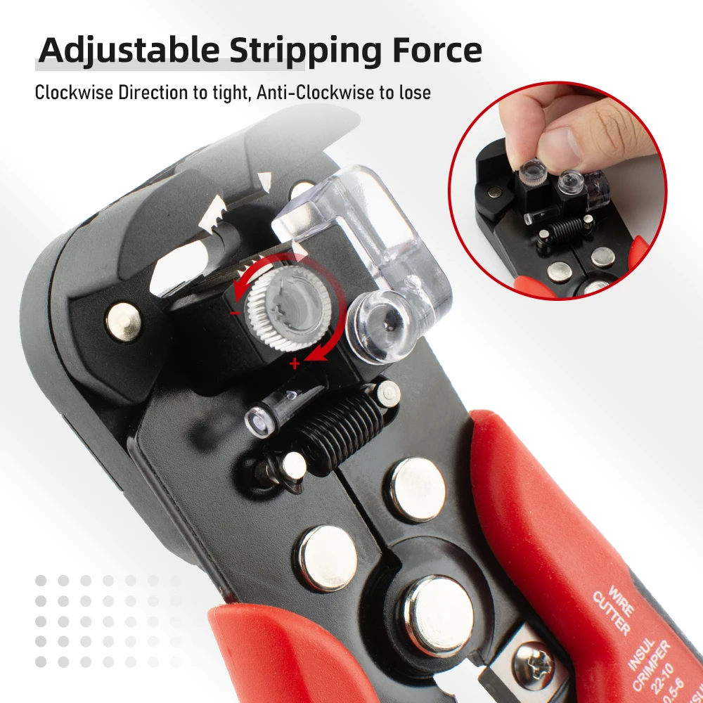 Professional Electrician Wire Tool Cable Wire Stripper Cutter Crimper Automatic Crimping Stripping Plier as HOT/PRO Type image 4