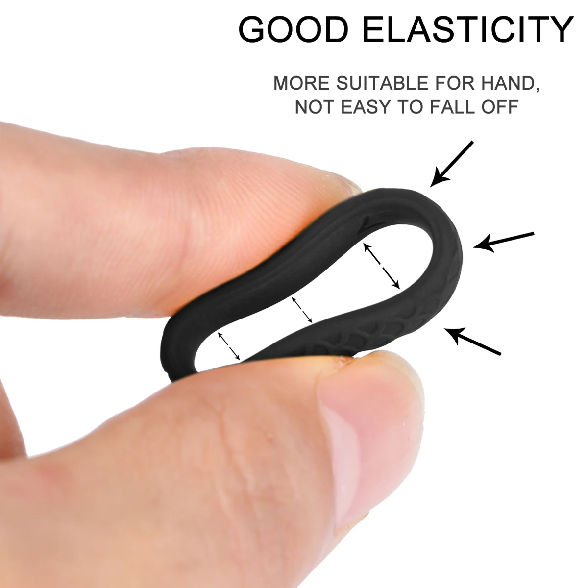 

1pc Silicone Finger Waterproof Sports Ring Outdoor Exercise Replacement Anti-Slip Flexible Joint Ring Fishing Gear
