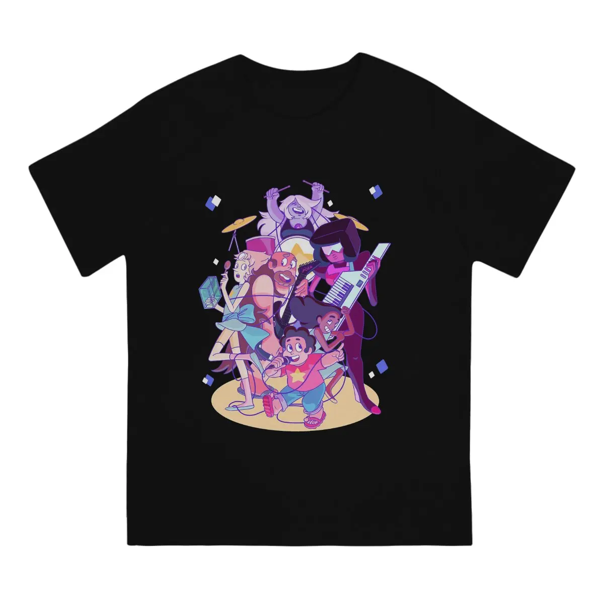 Steven\'s Song T Shirt Men Cotton Casual T-Shirt Steven Universe American Animated Crystal Short Sleeve Tops Birthday Gift