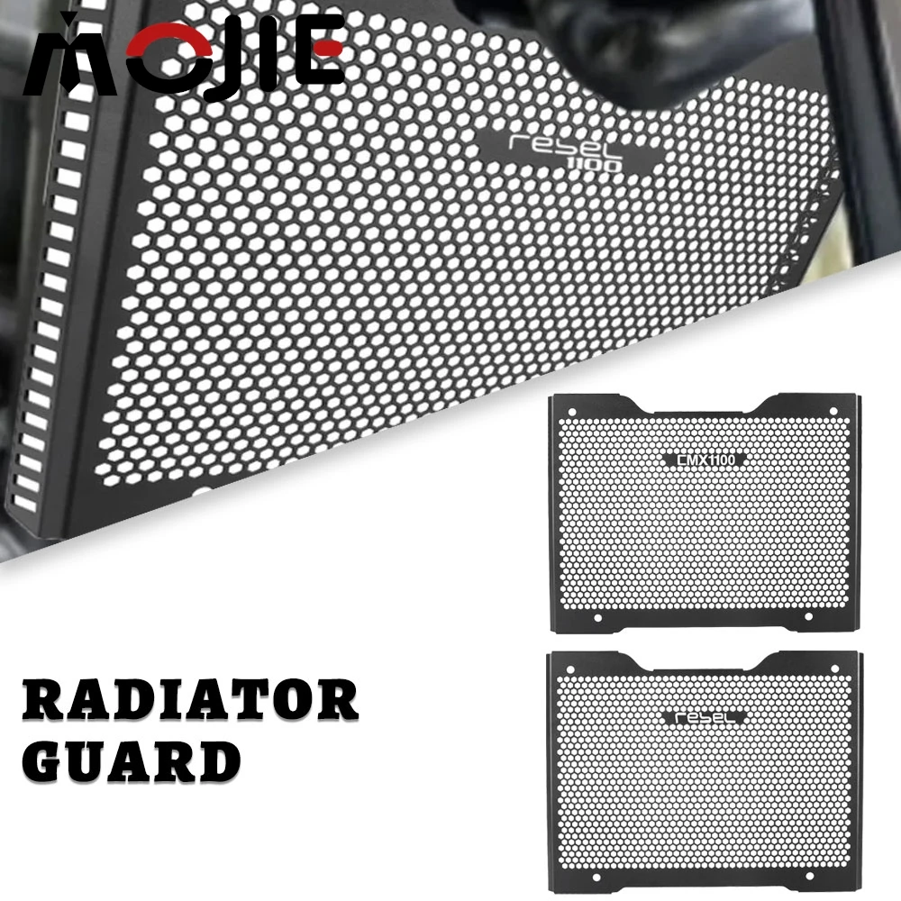 2025 New For Honda CMX11000 CMX Rebel 1100 DCT 2020 2021 2022 2023 2024 Radiator Water Cooler Grille Guard Cover Grill Protector