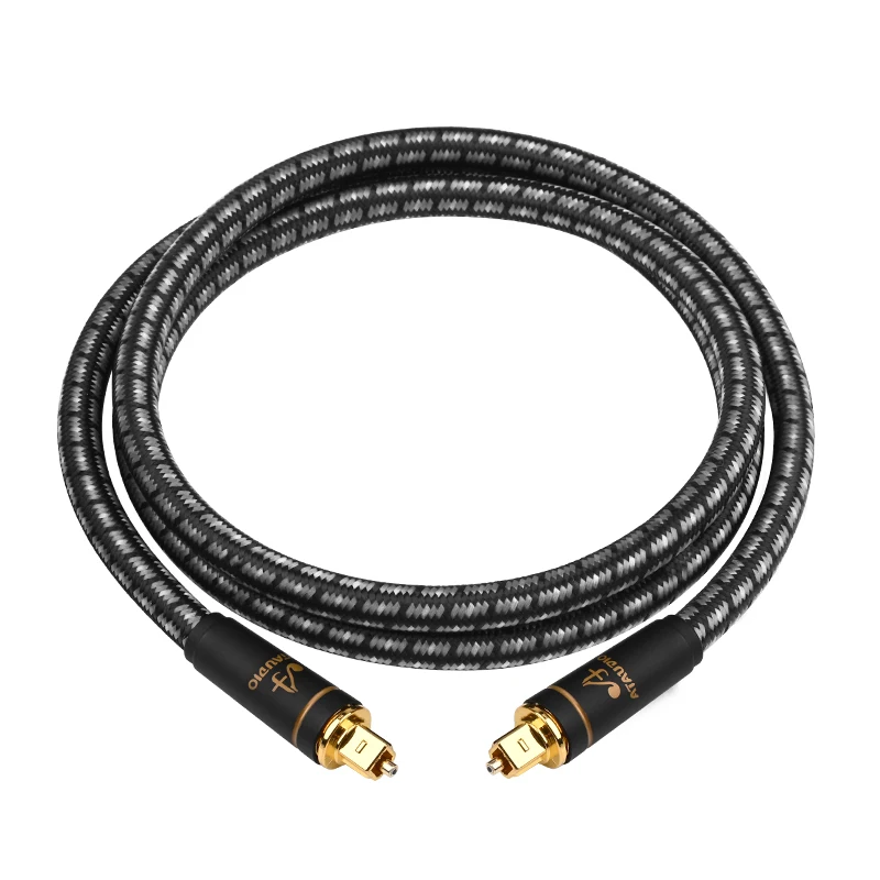 Hifi Optical Fiber Cable Hi-end Digital Optical Audio Cable PDIF HiFi Coaxial Cable for HiFi DTS Dolby 5.1 7.1