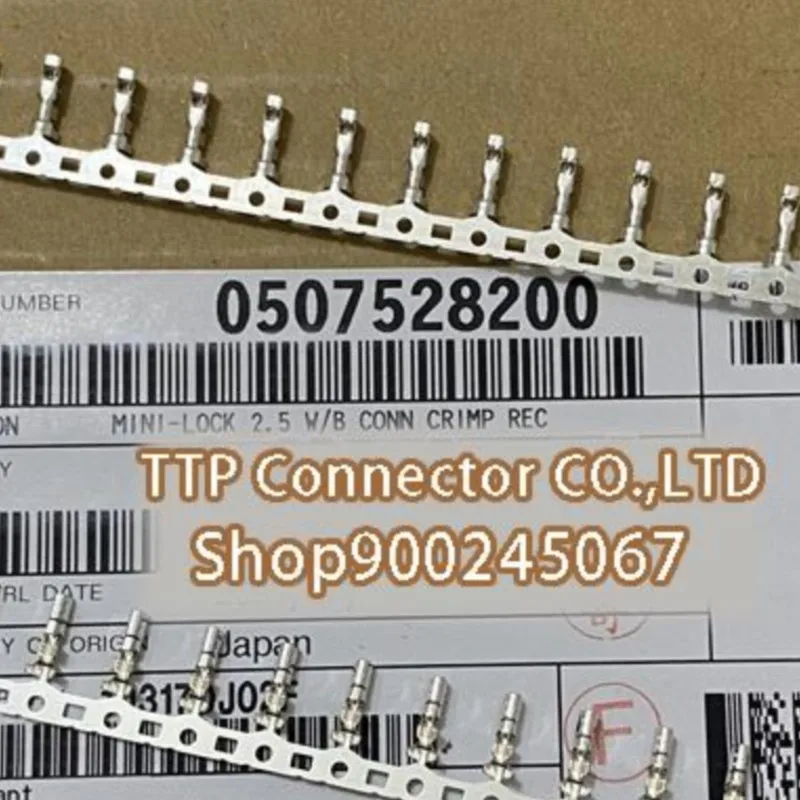 100pcs/lot Connector 50752-8200 507528200 Wire gauge 20-22AWG 100% New and Origianl