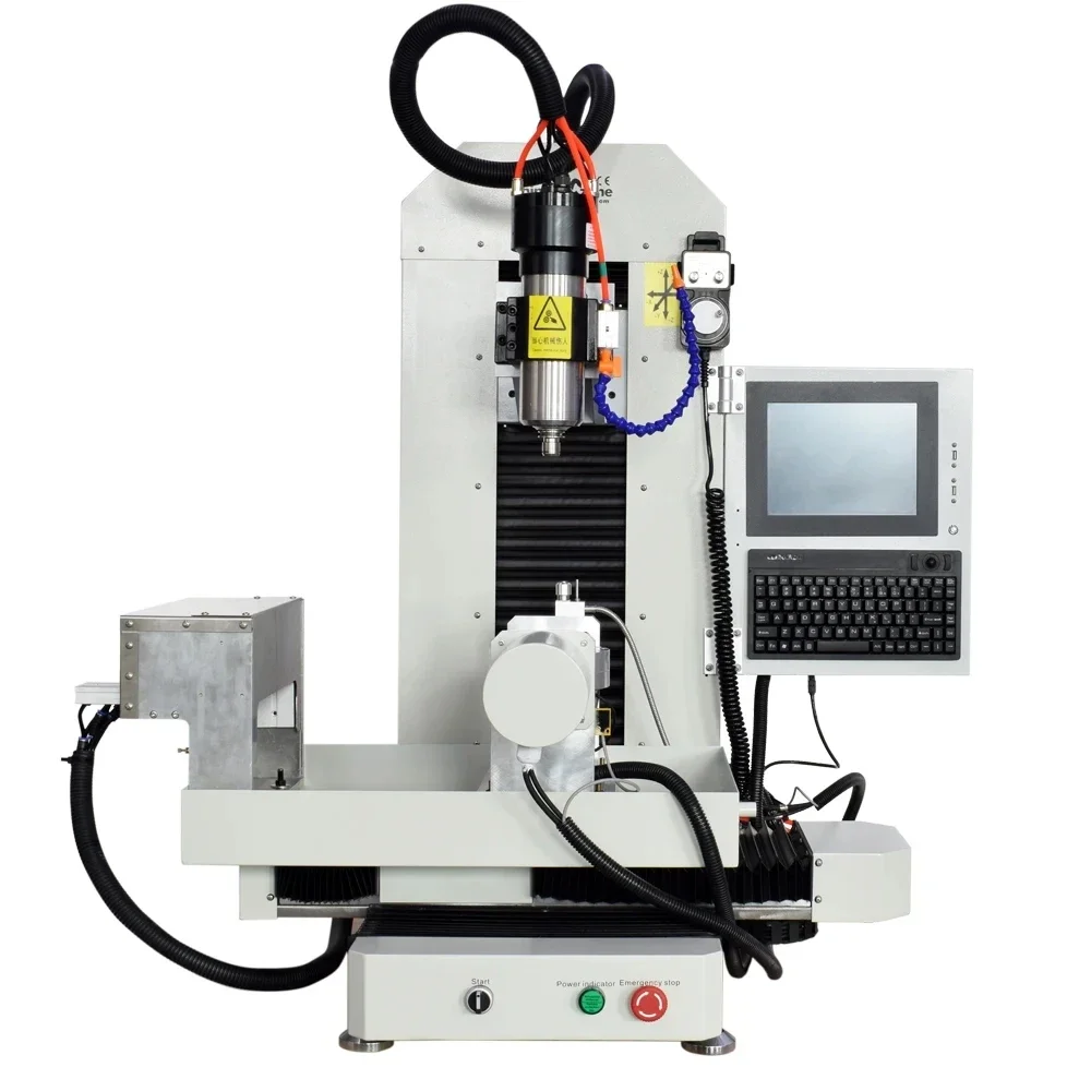 5 Axis CNC Router With ATC 5 Cutters System 2.2KW Steel Structure 3040 CNC Engraving Milling Cutting Machine Servo Motor Type