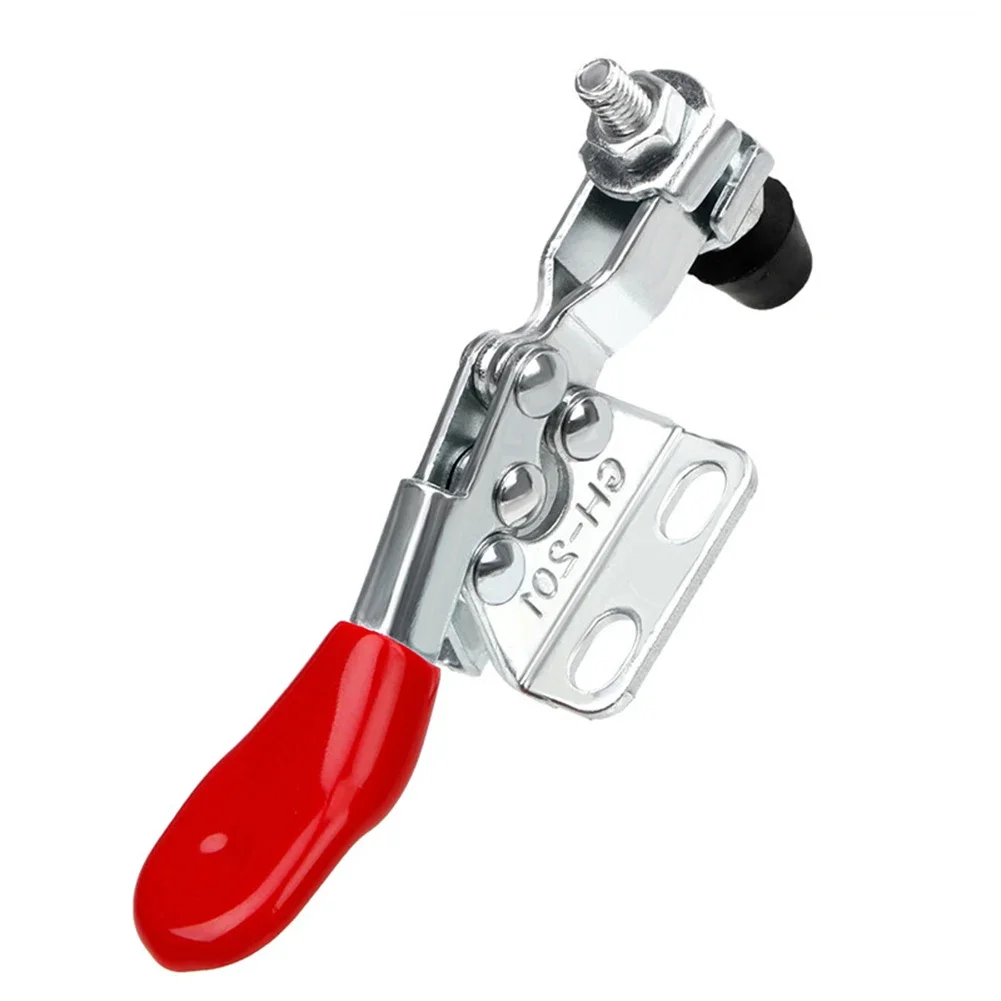 2PCS Holding Capacity Push Pull  Toggle Clamp Set GH-201 Horizontal Toggle Clamp Clip Quick Release Toggle Clamps Hand Clip Tool