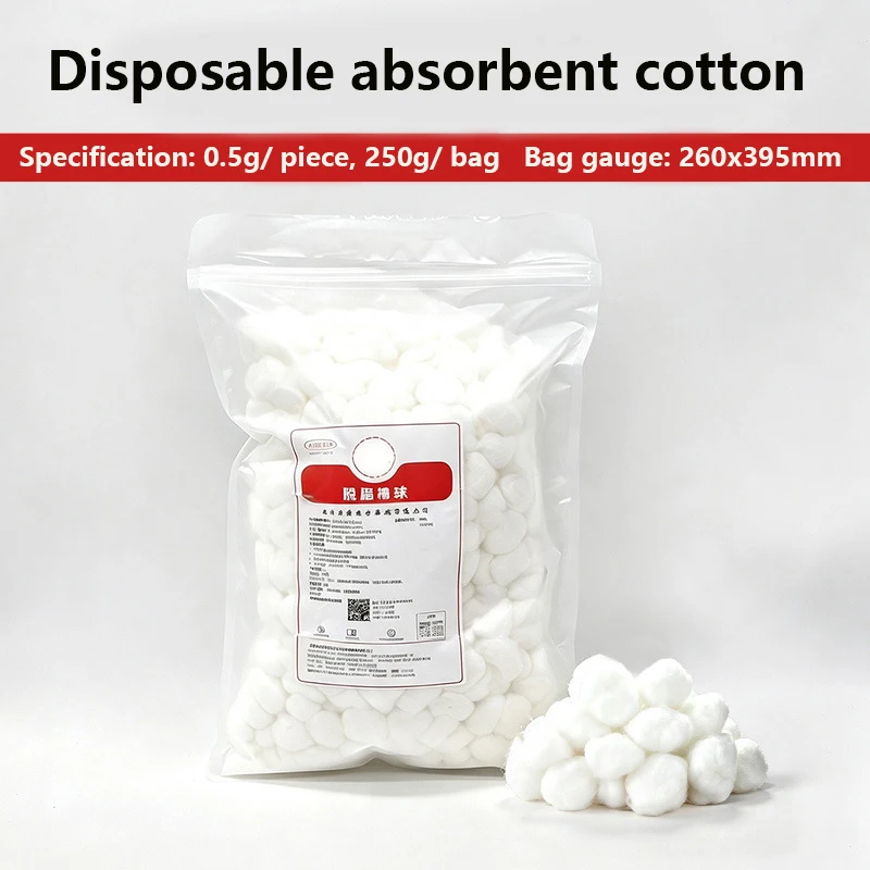 Disposable Dental Cotton Pellets Absorbent Cotton Balls Medical Cotton Pellet For Dental Clinic Tools Teeth Whitening Oral Care