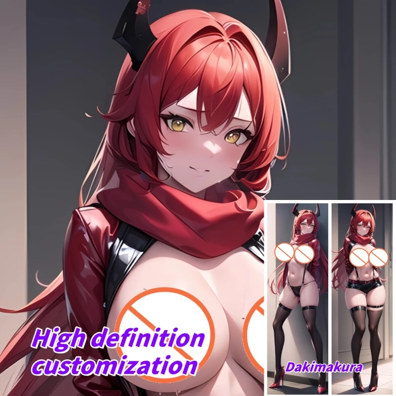 

Dakimakura Anime Pillow Case NIKKE The Goddess of Victory Red Hood Double-sided Print Of Life-size Body Pillowcase Gifts