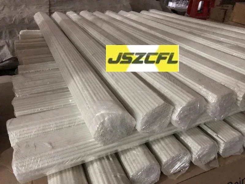 3pcs White Glass Fiber Rod Diameter 8mm Fiberglass Rods Insulation Accessories Lenght 500mm