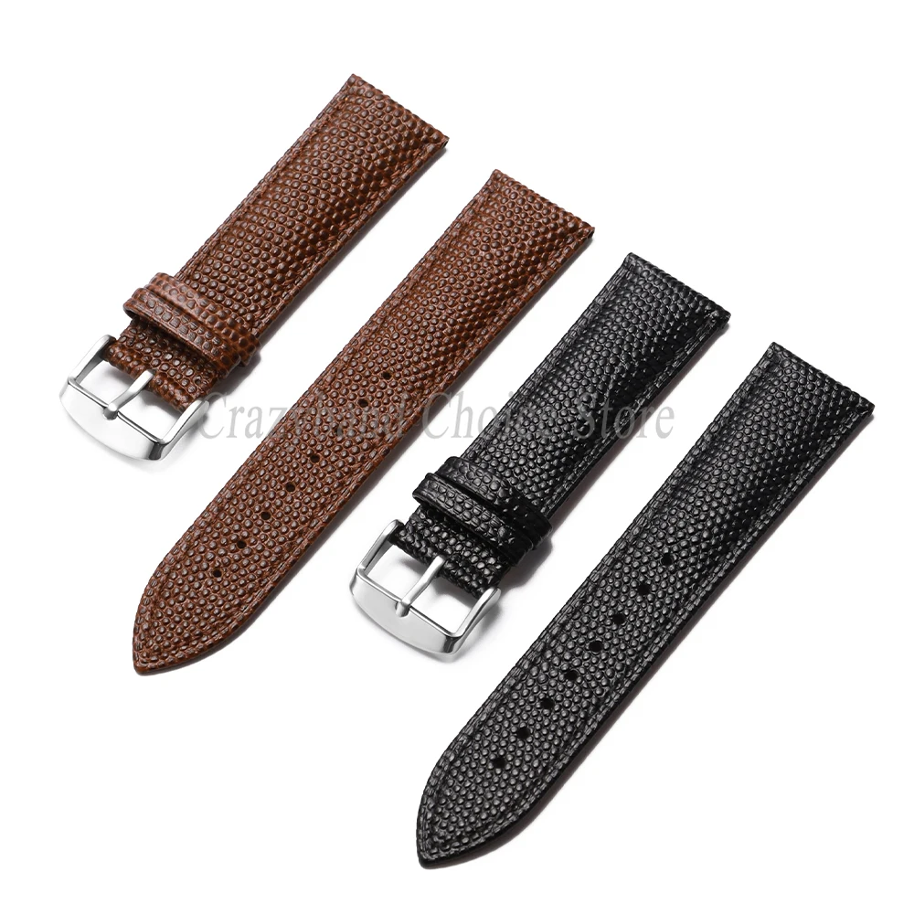 Uhrenarmband aus Leder mit Eidechsenstruktur, 14 mm, 16 mm, 18 mm, 19 mm, 20 mm, 21 mm, 22 mm, Business-Armband für Damen und Herren, universell für Tudor, Ersatzband – Detail 9