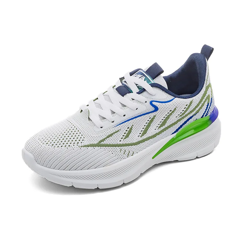 

New ultrallight sneakers fly woven breathable mesh surface classic running shoes women soft sole non-slip casual students