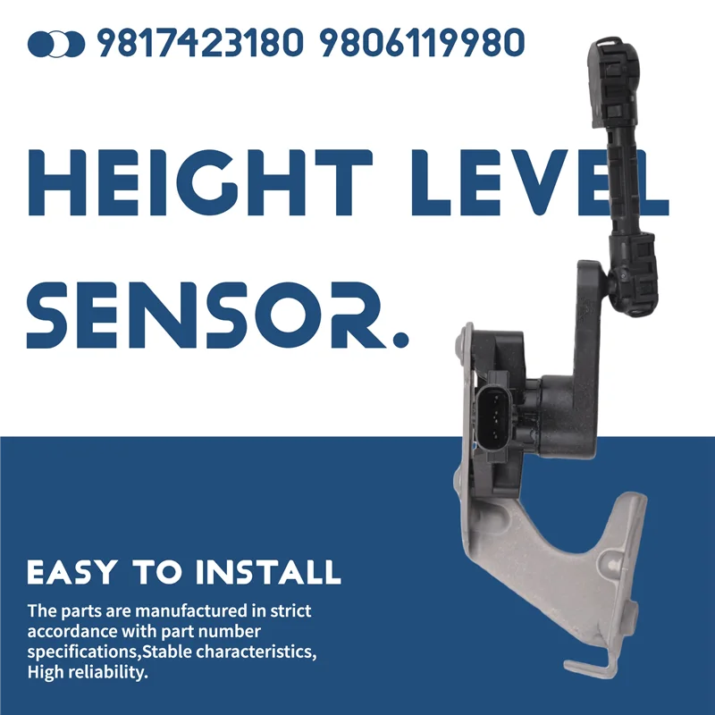 

9817423180 Car Heightlight Height Level Sensor Car Body Sensor For 4008 5008 Citroen C5 DS7 2018-2023 9806119980
