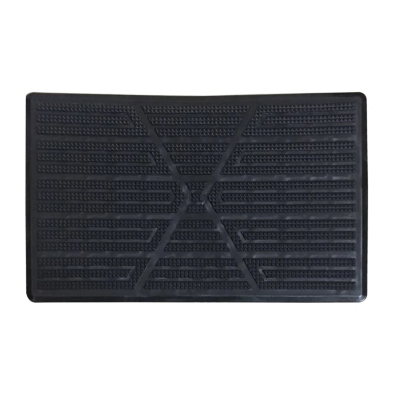 Universal PVC Floor Carpet Mat Foot Heel Plate Pedal Pad