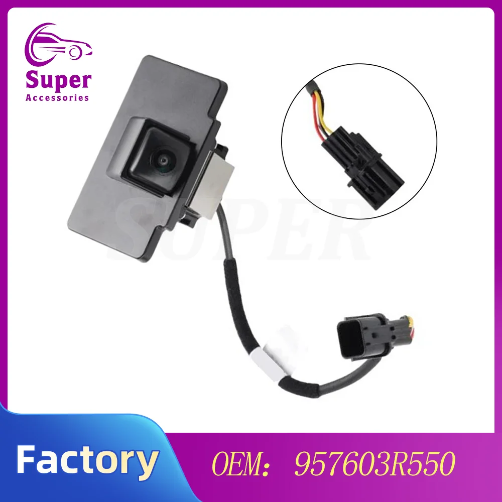 957603R550 95760-3R550 Car Rear View Assist Reversing Parking Backup Camera For Hyundai Kia CADENZA 2016 Auto Accessories