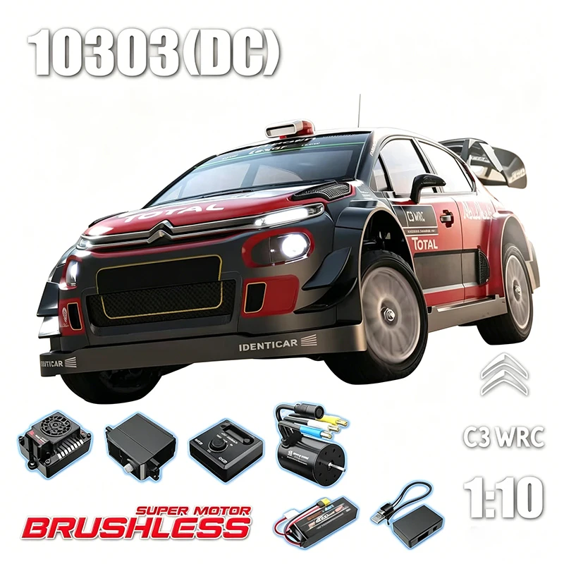 MJX 10303 10304 1/10 RC Car Brushless 70KM/H High Speed Racing Vehicle RTR 4WD Off-road Remote Control Drifting Crawler ModelToy