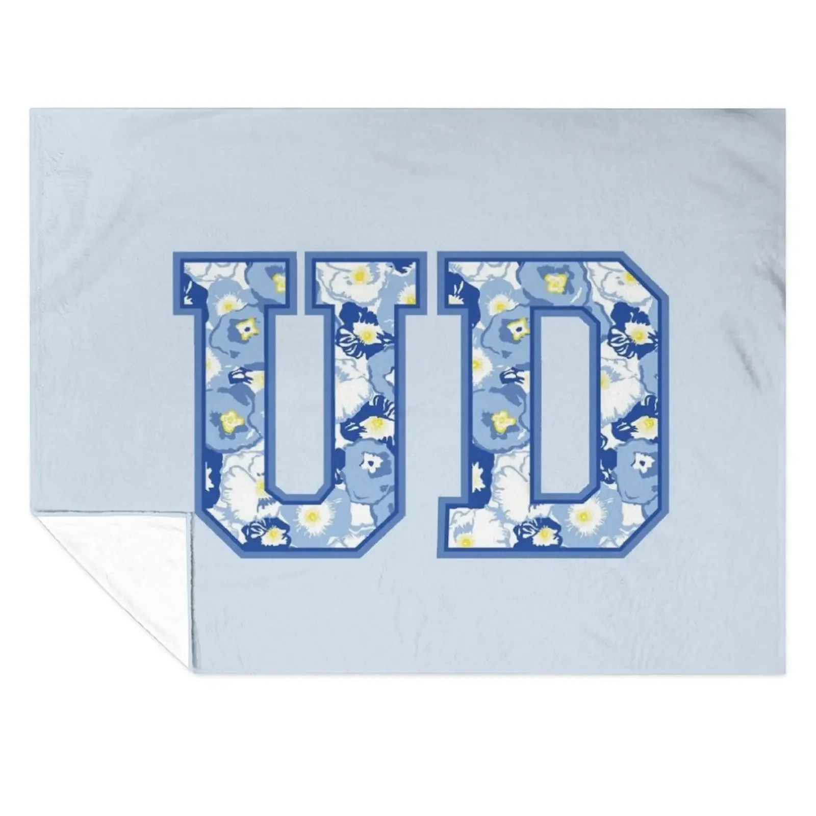 

Delaware lily floral U D Throw Blanket Bed covers Soft Plaid For Baby Camping Blankets