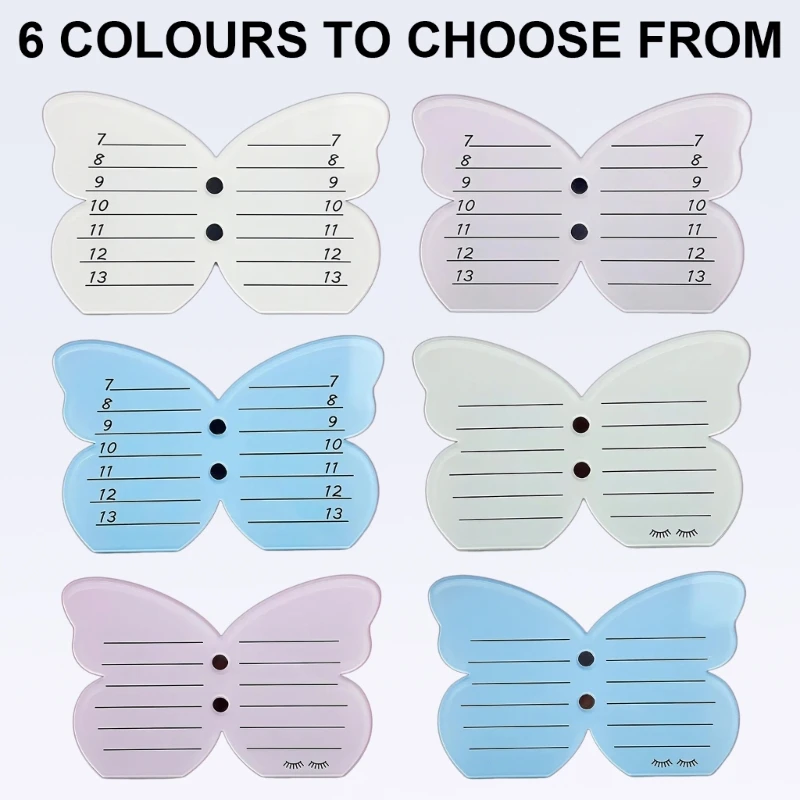 Eyelash Extension Holder Pallet Storage Butterfly Eyelash Extension Stand Acrylic Lash Palett Eyelash Organizers Dropship