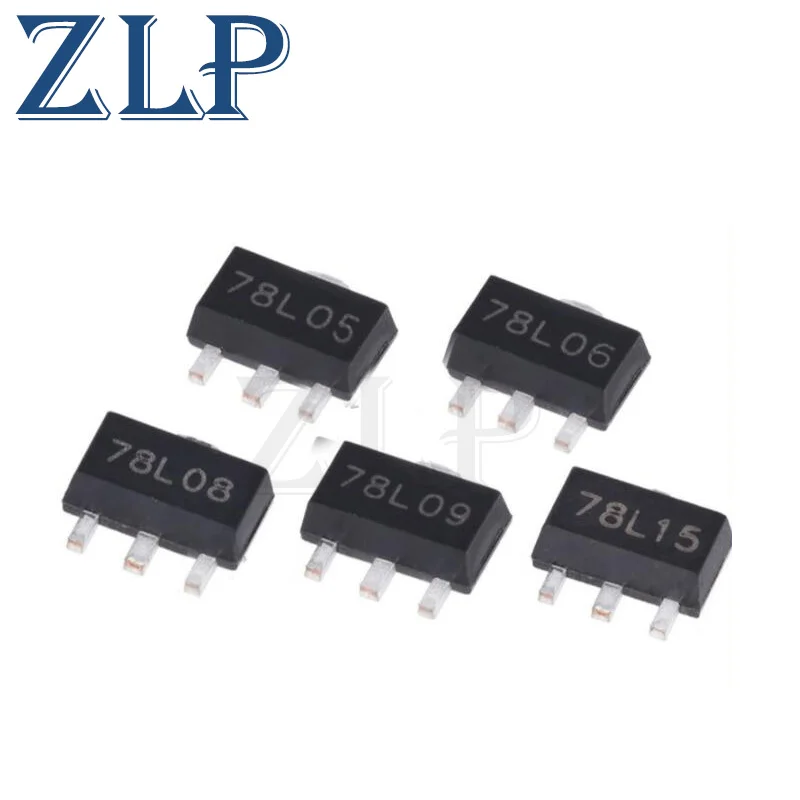 50 Cái/lốc Mới 78L05 SOT89 SOT SMD SOT-89 Triode 78L06 78L08 78L09 78L10 78L12 78L15 78L24 7805 7806 7808 7809 7810