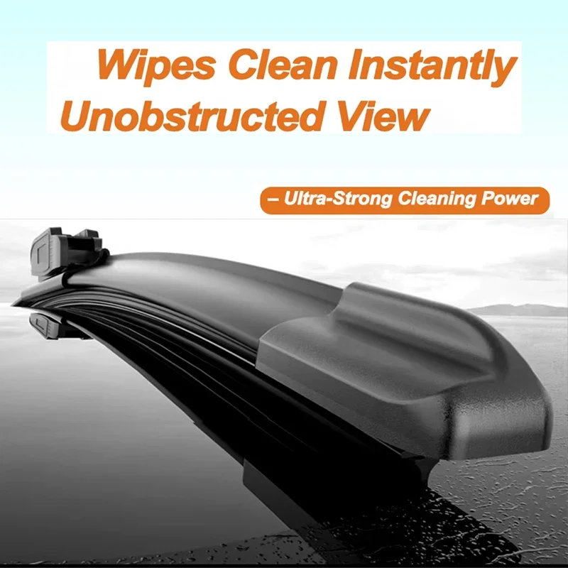 VW T-Roc 2017-2024（2023、2022、2021、2020）用フロントワイパーブレードセット、フロントガラス/ウィンドスクリーン/ウィンドウ用レインブラシ、26インチ+20インチ