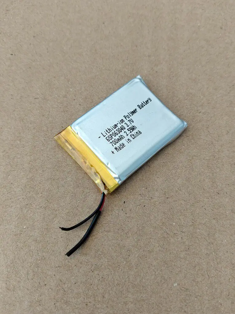 10pcs.。for High-quality polymer small electronic products lithium battery capacity 700mAh。.