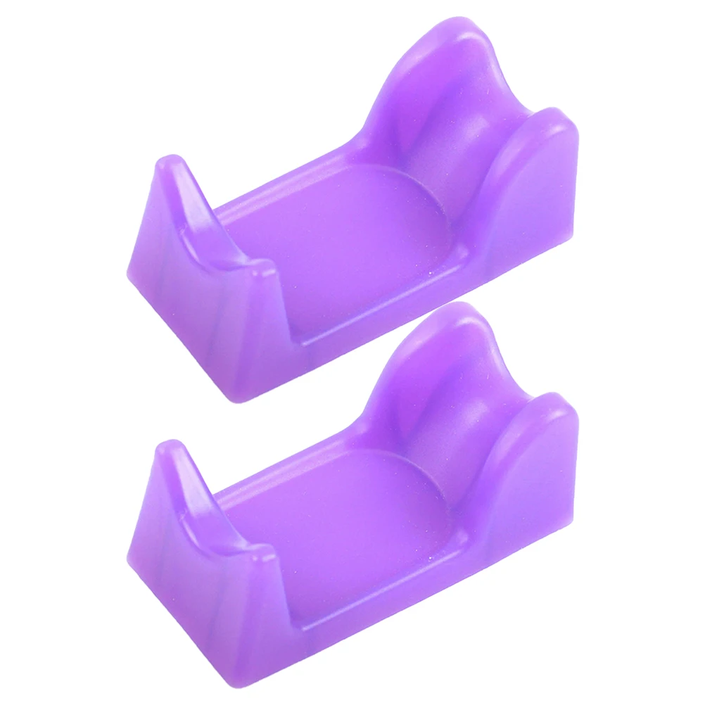 

2Pcs Electric Nail Grinder Handle Holder Plastic Rack Random Color Lightweight Portable Storage Rack Nail Supply Manicure